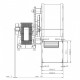 Centrifugal fan EBM for pellet stove Piazzetta, Ungaro, Karmek One and others |  |  |