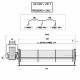 Tangential fan Fergas for pellet stoves Caminetti Montegrappa and others, Ø60mm, Flow 155m³/h | Fans and Blowers for Pellet Stoves | Pellet Stove Parts |