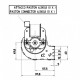 Tangential fan Fergas for pellet stoves Caminetti Montegrappa and others, Ø60mm, Flow 155m³/h | Fans and Blowers for Pellet Stoves | Pellet Stove Parts |