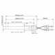 Igniter / Heating element for pellet stove Cadel and others, total length 150mm, 350W |  |  |