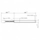 Igniter / Heating element for pellet stove Caminetti Montegrappa and others, total length 240mm, 320W |  |  |