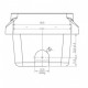 Cast iron Burn pot for pellet stove Arce and others., 95x70mm | Burn Pots for Pellet Stoves | Pellet Stove Parts |