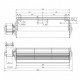 Tangential fan Coprel for pellet stoves Stufe a Pellet Italia and others, Ø65mm, Flow 300m³/h | Fans and Blowers for Pellet Stoves | Pellet Stove Parts |