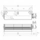 Tangential fan Coprel for pellet stoves Unical and others, Ø60mm, Flow 210m³/h | Fans and Blowers for Pellet Stoves | Pellet Stove Parts |