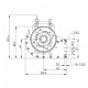 Tangential fan Corpel for pellet stoves MCZ and others, Ø65mm, Flow 196m³/h | Fans and Blowers for Pellet Stoves | Pellet Stove Parts |