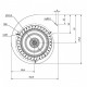 Centrifugal fan Coprel for pellet stove Edilkamin, Eva Calor, La Nordica, Extraflame, Magikal and others |  |  |