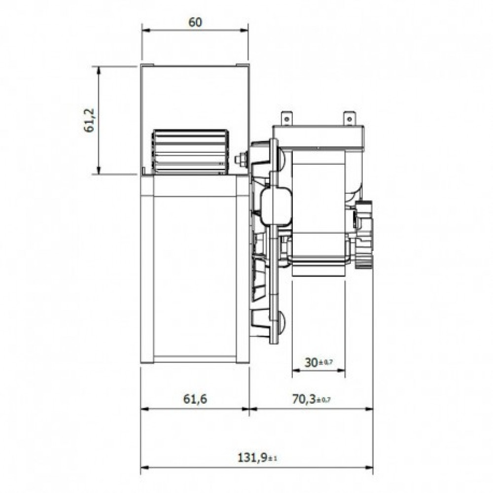 Centrifugal fan Coprel for pellet stove Edilkamin, Eva Calor, La Nordica, Extraflame, Magikal and others |  |  |
