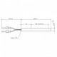 Igniter / Heating element for pellet stove MCZ, CT Pasqualicchio and others, total length 230mm, 320W |  |  |