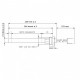 Igniter / Heating element for pellet stove Extraflame and others, total length 154mm, 300W |  |  |