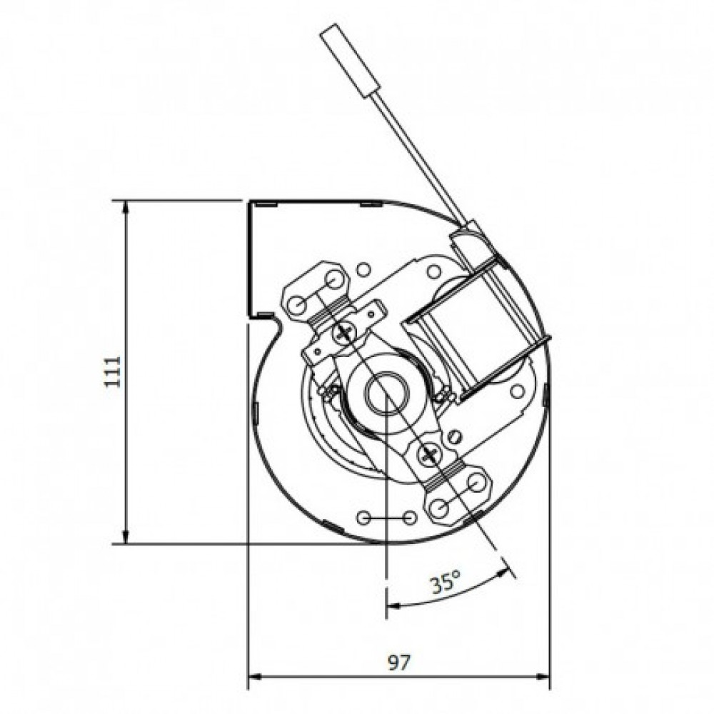 Centrifugal fan Coprel for pellet stove Jide and others |  |  |