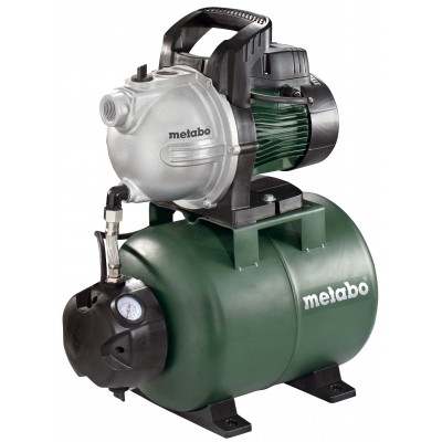 Hydrophore pump Metabo HWW 3300/25 G, power 900 W, flow 3300 l/h, head 45 m, tank capacity 24 L - Product Comparison