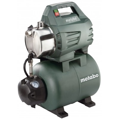 Single-phase hydrophore water pump METABO HWW 3500/25 INOX, power 900 W, flow 3500 l/h, head 45 m, tank capacity 24 L - Product Comparison