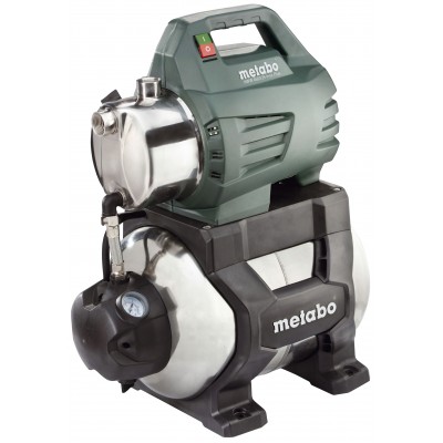 Single-phase hydrophore water pump METABO HWW 4500/25 INOX PLUS, power 1300 W, flow 4500 l/h, head 48 m, tank capacity 24 L - Product Comparison