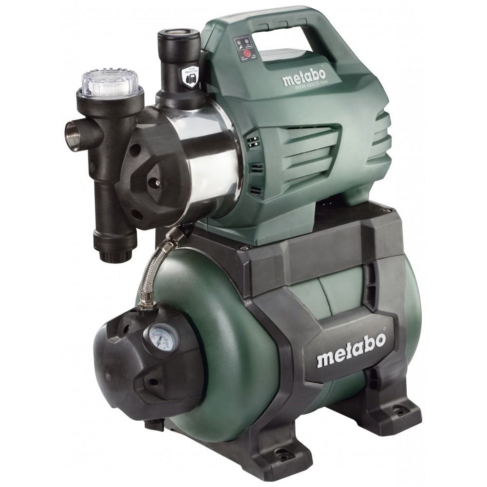 Single-phase hydrophore pump METABO HWWI 4500/25 Inox, power 1300 W, flow rate 4500 l/h, head 48 m, tank capacity 24 L | Hydrophore Pumps | Water Pumps |