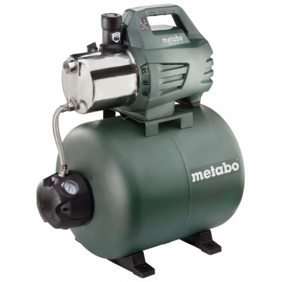 Single-phase hydrophore water pump METABO HWW 6000/50 INOX, power 1300 W, flow 6000 l/h, head 55 m, tank capacity 50 L - Product Comparison