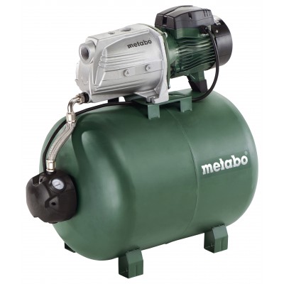 Single-phase hydrophore water pump METABO HWW 9000/100 G, power 1800 W, flow 9000 l/h, head 51 m, tank capacity 100 L - Product Comparison