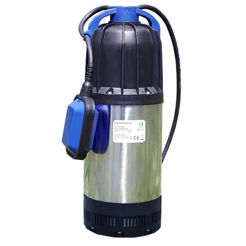 Submersible drainage water pump for well Gmax QDP with external float – flow 6.5 m³/h, power 1 kW, head 40 m