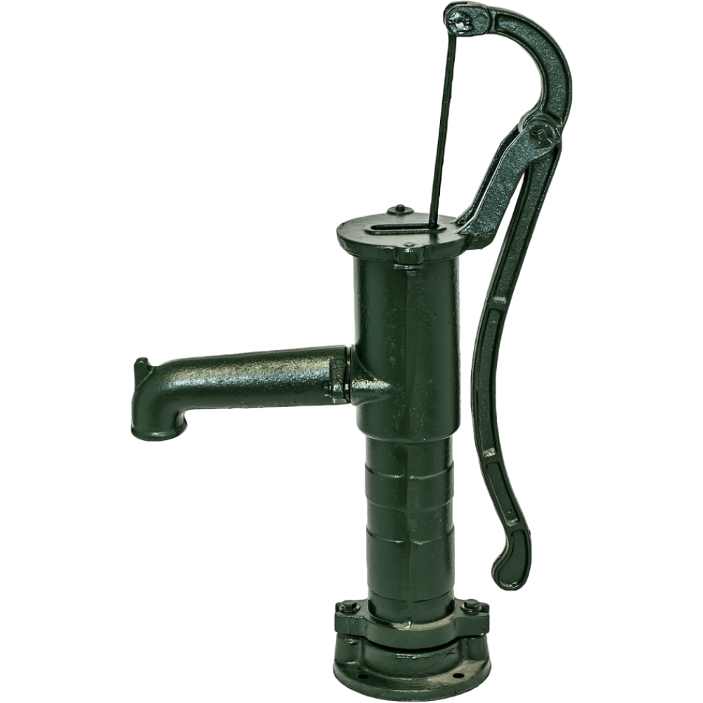 Hand water pump, manual Hydro-Fix, green, length 660 mm, cast iron, size 1 1/4″ | Hand Water Pumps | Water Pumps |
