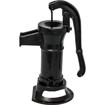 Hand water pump, manual Hydro-Fix, black, short – length 390 mm, cast iron, size 1 1/4″ - Product Comparison