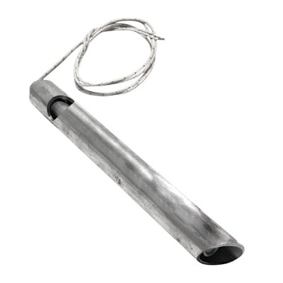 Igniter/heater kit with a guide tube for pellet stoves and boilers Anselmo Cola, Ferroli and others, total length 192mm, 400W - Igniters / Resistors for Pellet Stoves