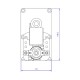 Pellet stove auger motor Mellor FB1231 2 RPM for pellet stoves Adler, Caminetti Montegrappa, Ecoforest, Edilkam, Italiana Camini, Ravelli and others | Auger Motors for Pellet Stoves | Pellet Stove Parts |