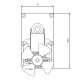 Pellet stove auger motor Mellor FB1390 25 RPM for pellet stoves Kenta, Artel, Palazzetti, Anselmo Cola, MCZ, Thermorossi and others | Auger Motors for Pellet Stoves | Pellet Stove Parts |
