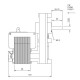 Pellet stove auger motor Mellor FB1199 5.3 RPM for pellet stoves Lafat, Artel, Alfa-Plam, Ferroli, Mareli Systems, Ideal Clima, Still Green, Atritube and others | Auger Motors for Pellet Stoves | Pellet Stove Parts |