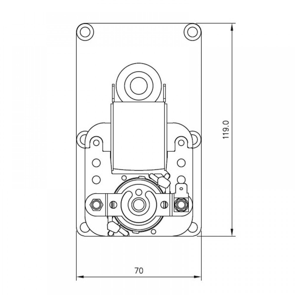 Pellet stove auger motor Mellor FB1199 5.3 RPM for pellet stoves Lafat, Artel, Alfa-Plam, Ferroli, Mareli Systems, Ideal Clima, Still Green, Atritube and others | Auger Motors for Pellet Stoves | Pellet Stove Parts |