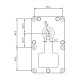 Hollow-shaft pellet stove auger motor Mellor FB1417 1.5 RPM for pellet stoves Ferroli and others | Auger Motors for Pellet Stoves | Pellet Stove Parts |