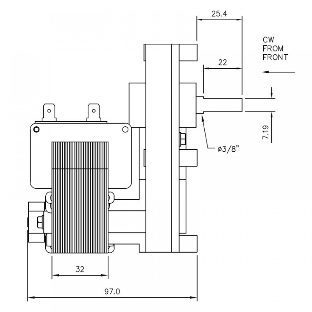 Pellet stove auger motor Mellor FB1407 3 RPM for pellet stoves Ecoteck, Ravelli, Ambiente e Calore, Karmek, Cadel, Italflame, Technoflame, TMC, Bestfire, MG, Italiana Camina, Puros, Edilkamin, Eurofiamma, Mecatech, Fair, King Fire, Pigal, Eva Calor, Euros
