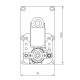 Pellet stove auger motor Mellor FB1407 3 RPM for pellet stoves Ecoteck, Ravelli, Ambiente e Calore, Karmek, Cadel, Italflame, Technoflame, TMC, Bestfire, MG, Italiana Camina, Puros, Edilkamin, Eurofiamma, Mecatech, Fair, King Fire, Pigal, Eva Calor, Euros