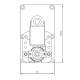 Pellet stove auger motor Mellor FB1294 2 RPM for pellet stoves Caminetti Montegrappa, Kalon and others | Auger Motors for Pellet Stoves | Pellet Stove Parts |