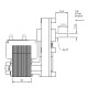 Pellet stove auger motor Mellor FB1419 4.75 RPM for pellet stoves Ravelli and others | Auger Motors for Pellet Stoves | Pellet Stove Parts |