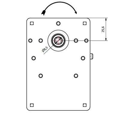 Pellet stove auger motor Kenta K9177290 4 RPM for pellet stoves FETM and others - Kenta