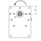 Pellet stove auger motor Kenta K9177290 4 RPM for pellet stoves FETM and others | Auger Motors for Pellet Stoves | Pellet Stove Parts |