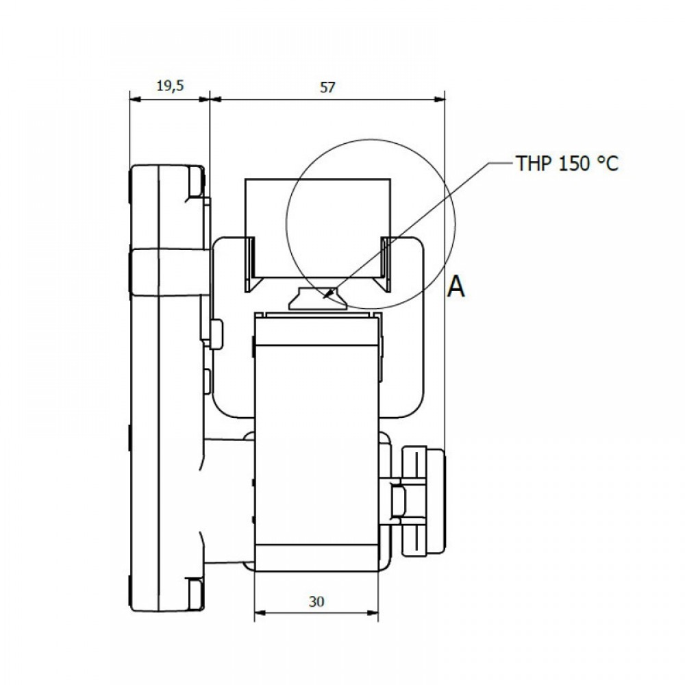 Hollow-shaft pellet stove auger motor Kenta K9115006 1.5 RPM for pellet stoves Karmek One and others | Auger Motors for Pellet Stoves | Pellet Stove Parts |