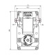 Hollow-shaft pellet stove auger motor Kenta K9115006 1.5 RPM for pellet stoves Karmek One and others | Auger Motors for Pellet Stoves | Pellet Stove Parts |
