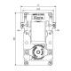 Hollow-shaft pellet stove auger motor Kenta K9115122 3 RPM for pellet stoves Caminetti Montegrappa, Karmek One and others | Auger Motors for Pellet Stoves | Pellet Stove Parts |
