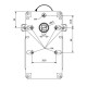 Hollow-shaft pellet stove auger motor Kenta K9115122 3 RPM for pellet stoves Caminetti Montegrappa, Karmek One and others | Auger Motors for Pellet Stoves | Pellet Stove Parts |