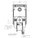 Hollow-shaft pellet stove auger motor Kenta K9177160 2 RPM for pellet stoves Dielle, Carinci and others | Auger Motors for Pellet Stoves | Pellet Stove Parts |