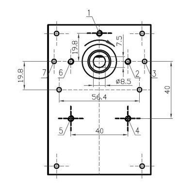 Pellet stove auger motor  Kenta K9177350 8.5 RPM for pellet stoves Jolly Mec and others - Kenta