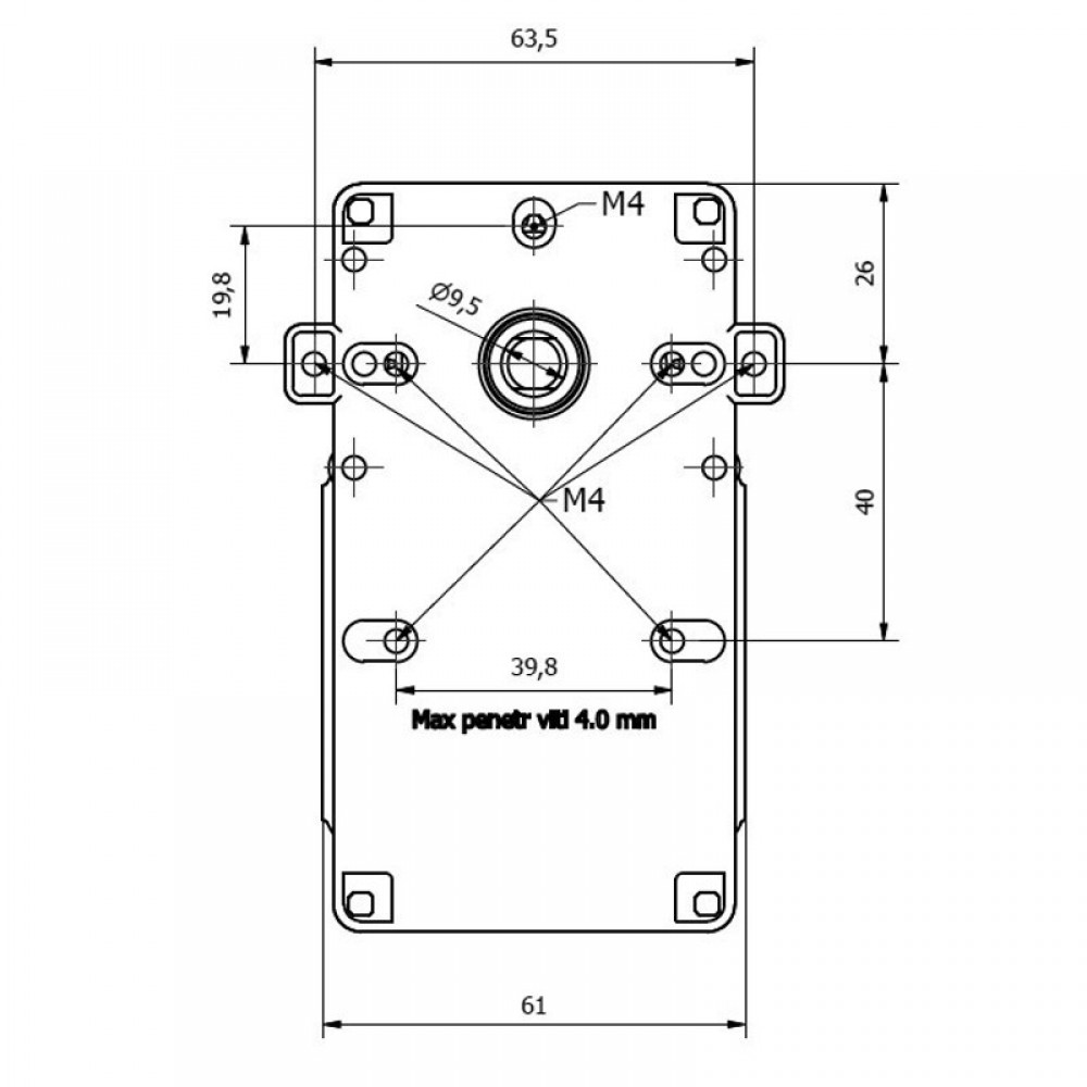 Pellet stove auger motor Kenta K9115058 2 RPM for pellet stoves Anselmo Cola and others | Auger Motors for Pellet Stoves | Pellet Stove Parts |