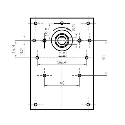 Pellet stove auger motor Kenta K9175150 2 RPM for pellet stoves Ecoforest, Laminox and others - Kenta