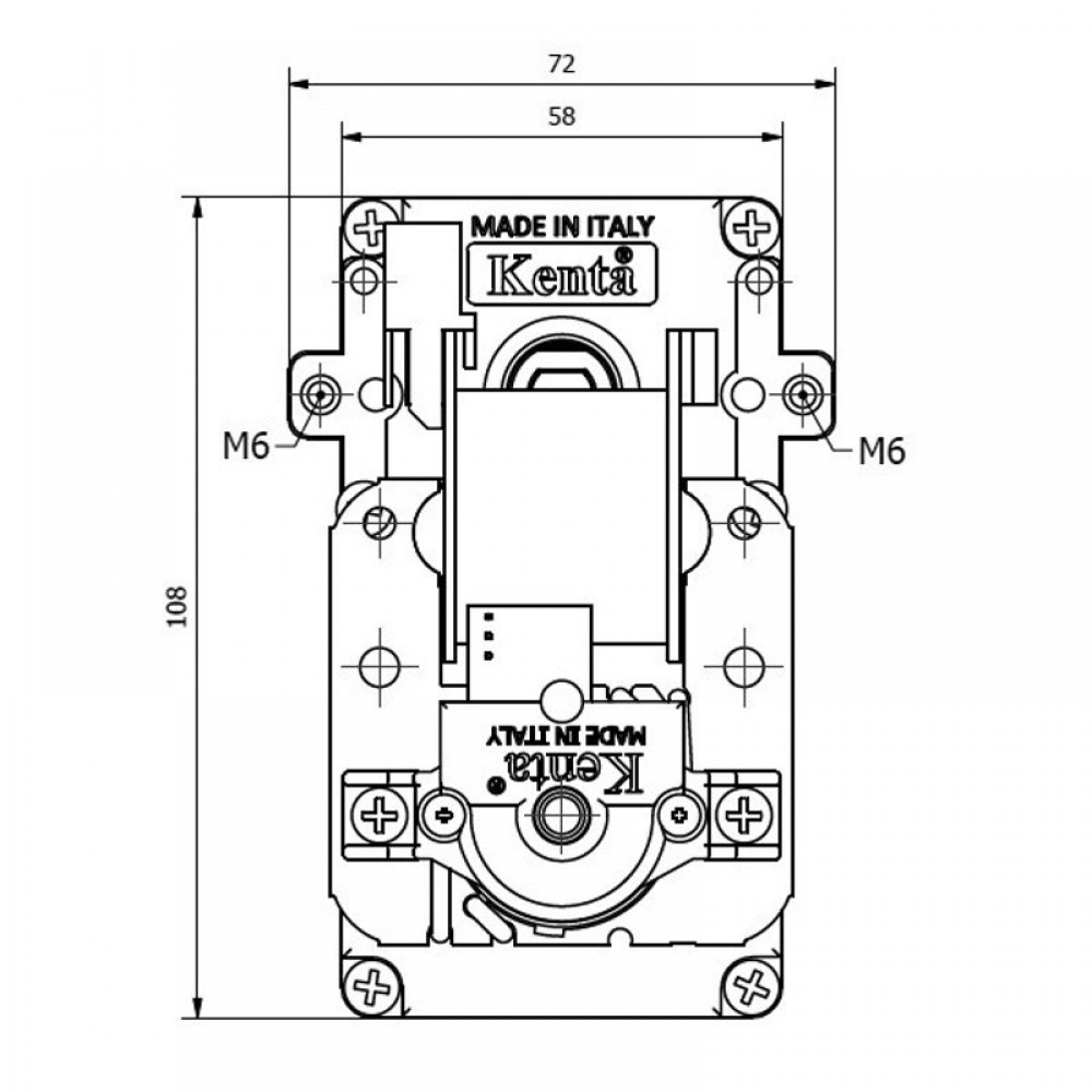 Pellet stove auger motor Kenta K9113000 1.5 RPM for pellet stoves Palazzetti, Royal, MCZ, Red, Edilkamin and others | Auger Motors for Pellet Stoves | Pellet Stove Parts |