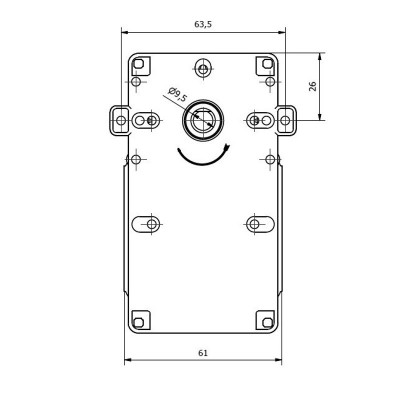 Pellet stove auger motor Kenta K9113000 1.5 RPM for pellet stoves Palazzetti, Royal, MCZ, Red, Edilkamin and others - Kenta