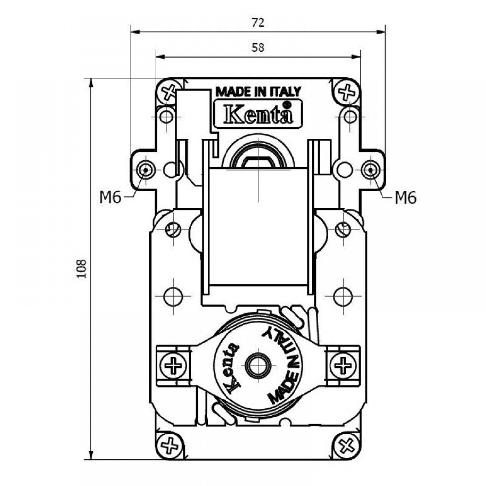 Pellet stove auger motor Kenta K9113089 2 RPM for pellet stoves Ungaro, Stufe a pellet Italia and others | Auger Motors for Pellet Stoves | Pellet Stove Parts |