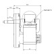 Pellet stove auger motor Kenta K9117158 5 RPM for pellet stoves Zamavitt and others | Auger Motors for Pellet Stoves | Pellet Stove Parts |