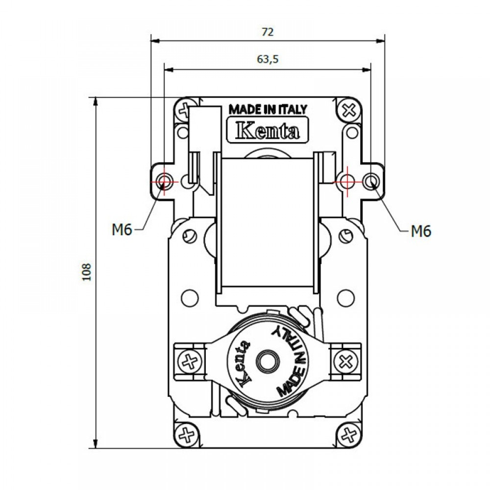 Pellet stove auger motor Kenta K9117158 5 RPM for pellet stoves Zamavitt and others | Auger Motors for Pellet Stoves | Pellet Stove Parts |