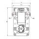 Pellet stove auger motor Kenta K9117158 5 RPM for pellet stoves Zamavitt and others | Auger Motors for Pellet Stoves | Pellet Stove Parts |