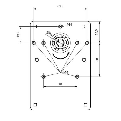 Pellet stove auger motor Kenta K9177171 2 RPM for pellet stoves Edilkamin, Italiana Camini, Palazzetti, Karmek One, Cadel, Ambiente e Calore, Italflame and others - Kenta